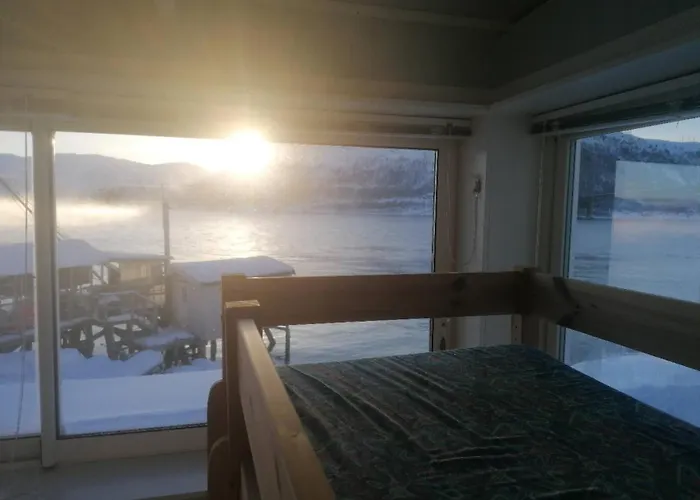 House With Sea View, Boathouse, Garage And Boat Villa Hammerfest